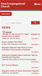 Mobile Screenshot of first-church.org